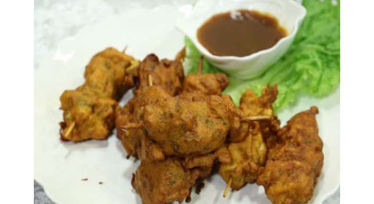 Chicken Pakora On Skewers Recipe In Urdu