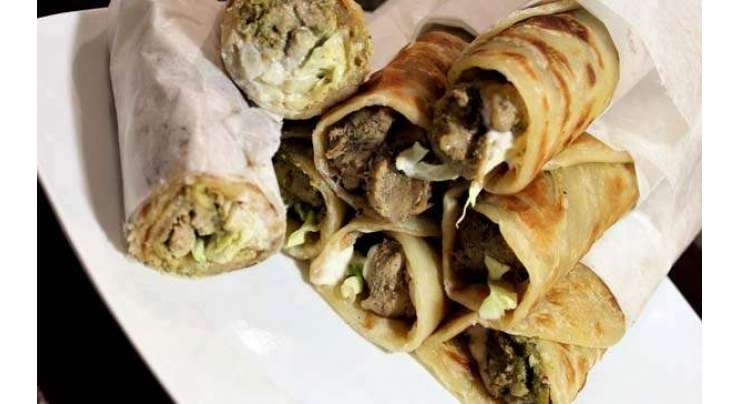 Chicken Malai Boti Paratha Roll Recipe In Urdu