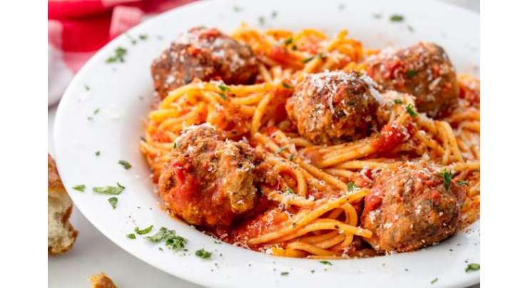 Italian Meatballs With Spaghetti Recipe In Urdu