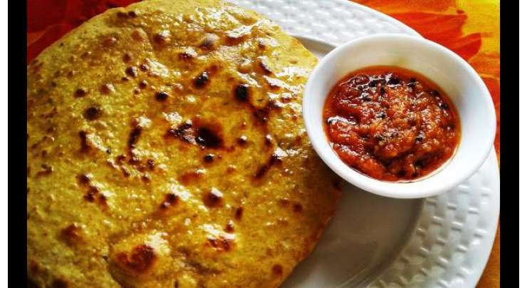 Besan Ki Roti Aur Chutney Recipe In Urdu