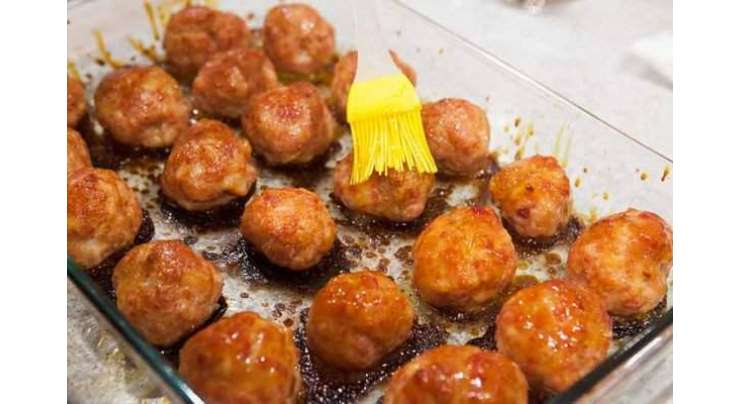 Glazed Chicken Pine Apple Balls Recipe In Urdu