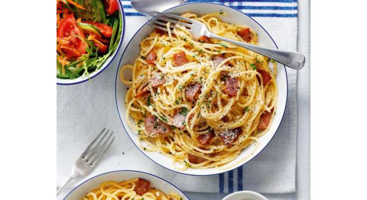 Spaghetti Carbonara Recipe In Urdu
