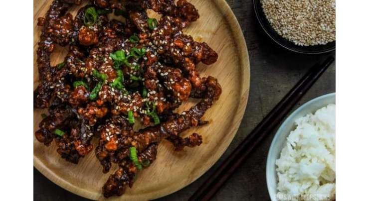 Chinese Kindo Beef Recipe In Urdu