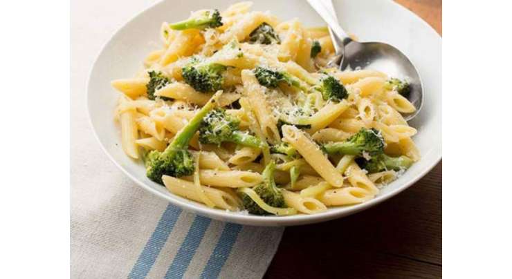 Broccoli Garlic Pasta Recipe In Urdu
