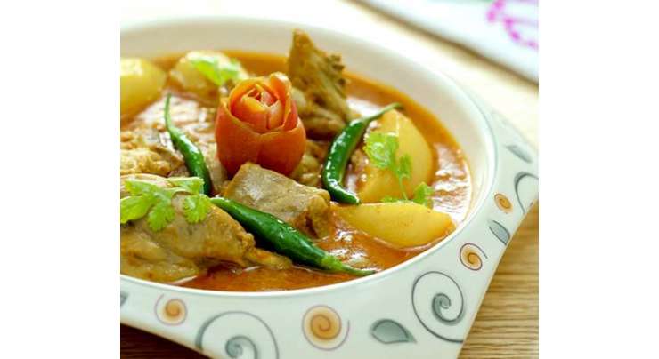 Chicken Aloo Ka Salan Recipe In Urdu