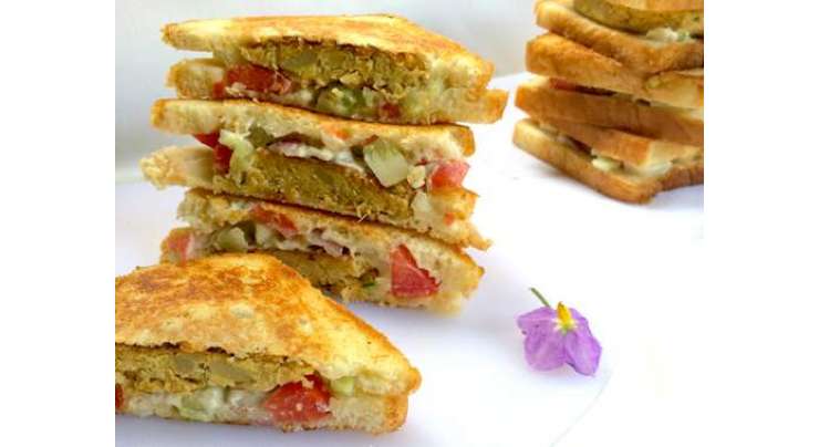 Mini Kabab Sandwich Recipe In Urdu