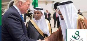 DonaldTrump's arrival to Saudi Arabia 