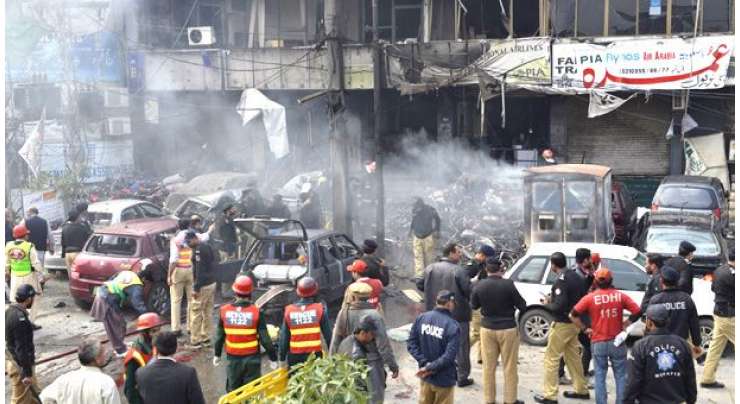 Police Lines Suicide Blast