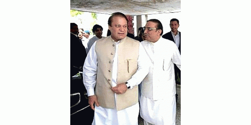 Nawaz Zardari Mulaqat Barf Pighaal Rahi Hai