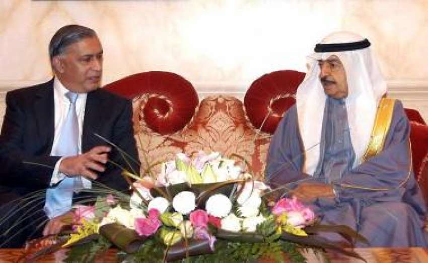 بحرین، وزیر اعظم شوکت عزیز بحرین کے وزیر اعظم سے ملاقات ..