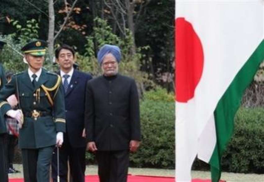 ٹوکیو، جاپانی وزیراعظم شنزو ابی اپنے ہم منصب بھارتی وزیراعظم ..