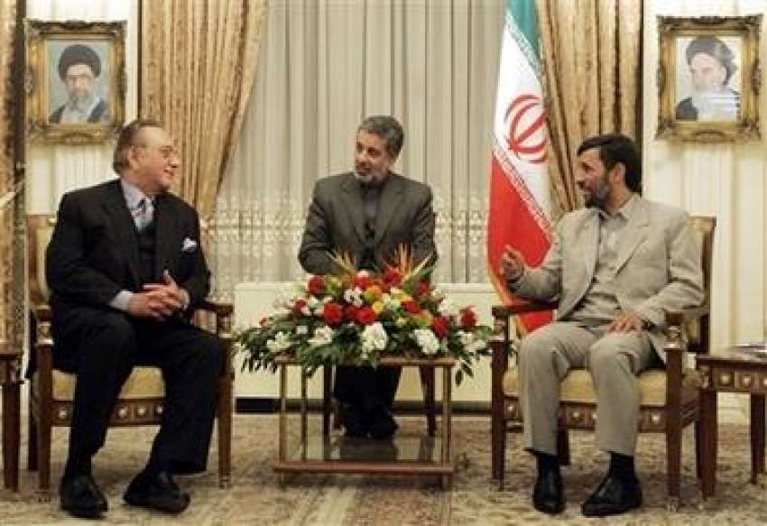 تہران،وزیر خارجہ خورشید محمود قصوری ایرانی صدر احمدی نژاد ..