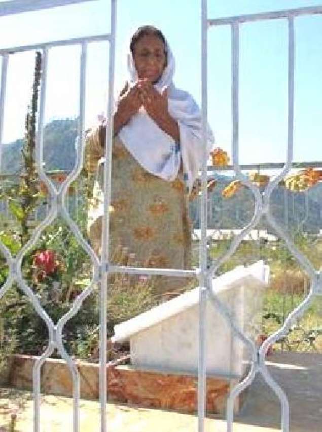 بالاکوٹ،ایک خاتون آٹھ اکتوبر کے زلزلے میں ہلاک ہونے والی ..