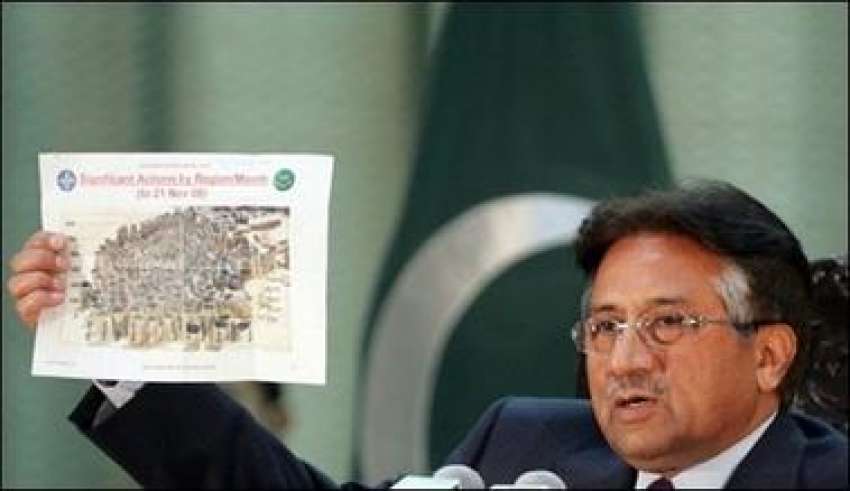راولپنڈی، صدر مشرف پریس کانفرنس کے دوران میڈیا کو نیٹو افواج ..
