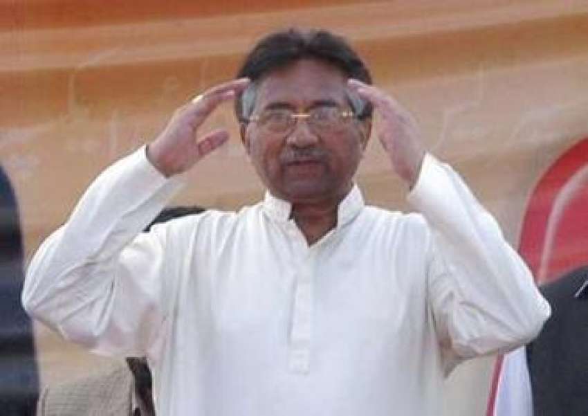 راولپنڈی،صدر مشرف لیاقت باغ میں‌عوامی جلسہ میں عوام کے ..
