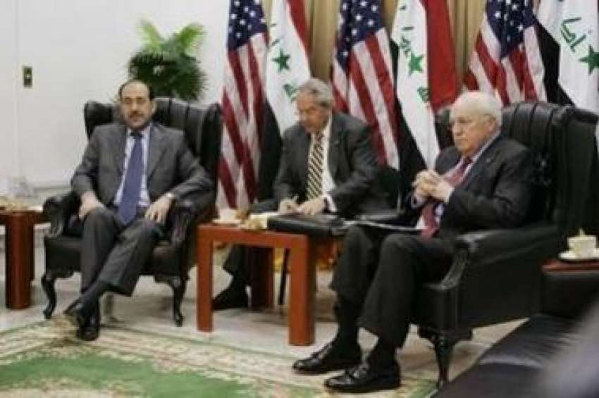 بغداد،نائب امریکی صدر ڈک چینی نورالمالکی سے ملاقات کر رہے ..