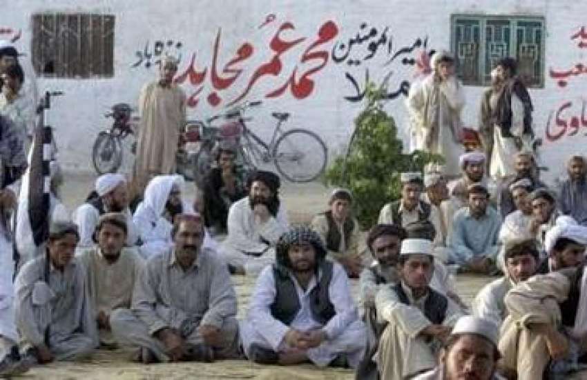 کلے نلئی،پاک افغان بارڈر پر طالبان کے حامی قبائلی ایک جلسہ ..