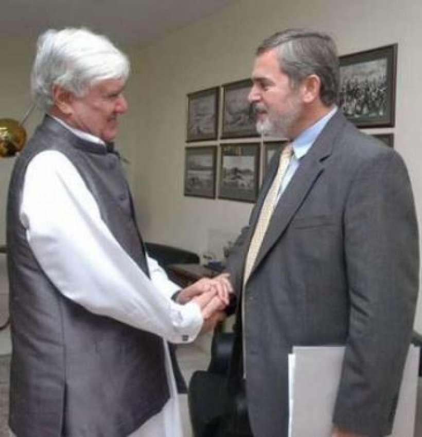 اسلام آباد،وزیر داخلہ آفتاب شیر پائو امریکی نائب وزیر خارجہ ..