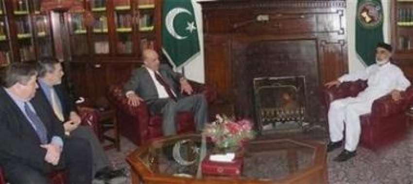 پشاور،امریکی نائب وزیرخارجہ نیگروپونٹے اور رچرڈبائوچر ..