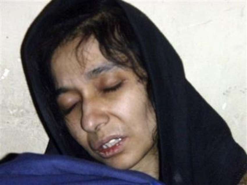 غزنی،پاکستانی نژادامریکی ڈاکٹر عافیہ صدیقی کی تازہ تصویر ..