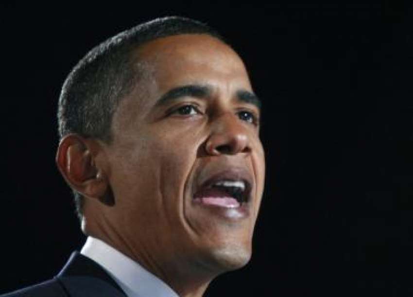 شکاگو،نومنتخب امریکی صدر باراک اوباما انتخابات میں‌کامیابی ..