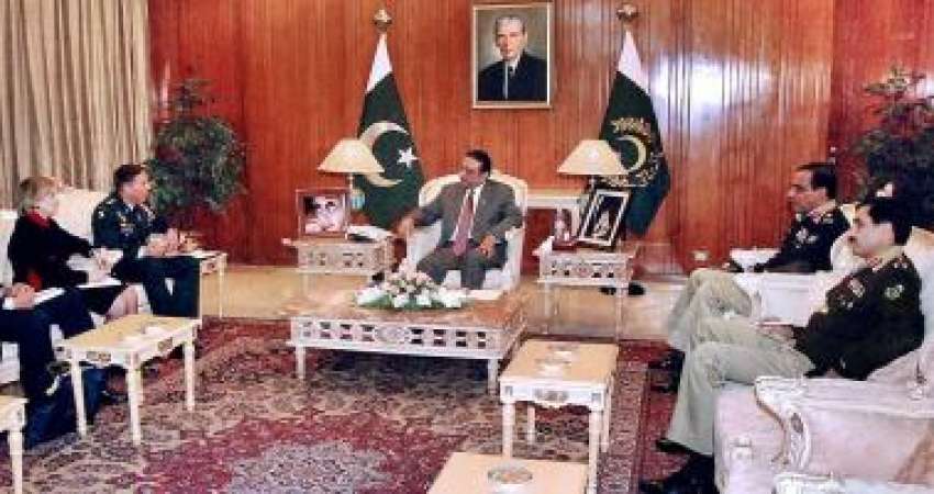 اسلام آباد، صدر مملکت آصف علی زرداری امریکی سینٹ کام کے ..