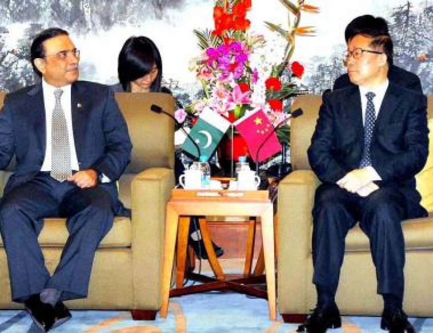 بیجنگ، چین کےصوبہ ہوبے کے گورنر لیولی سے صدر زرداری ملاقات ..