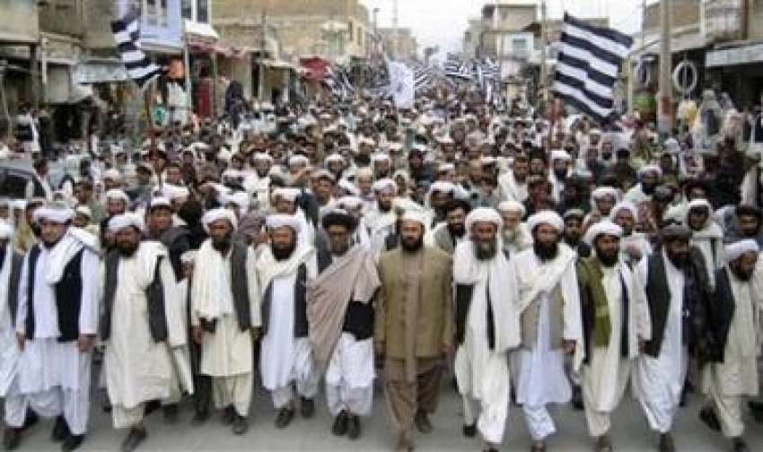 چمن،جمعیت علمائے اسلام کے کارکن بلوچستان میں ڈرون حملوں ..