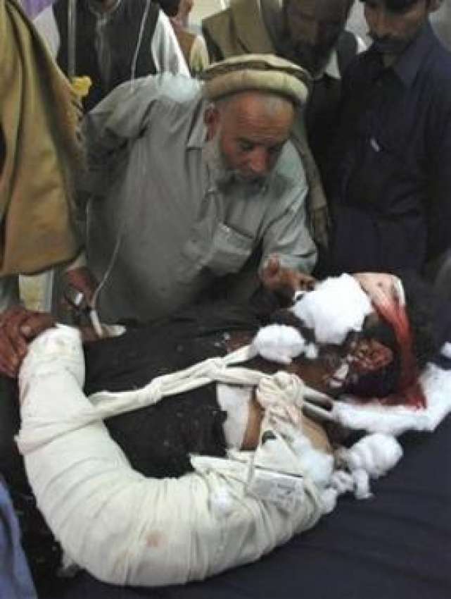 پشاور،خیبرایجنسی میں مسجد میں ہونیوالے خودکش حملے میں زخمی ..