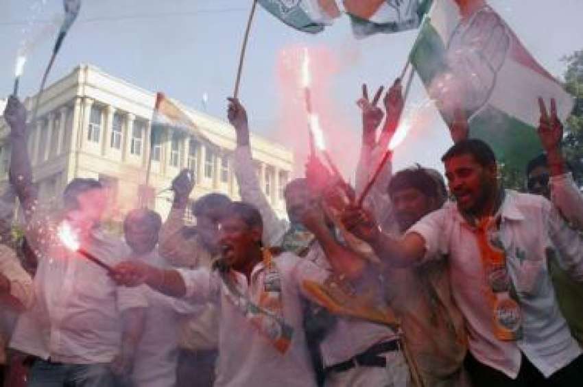 احمدآباد،کانگریس کے حامی بھارتی شہری انتخابات میں جماعت ..