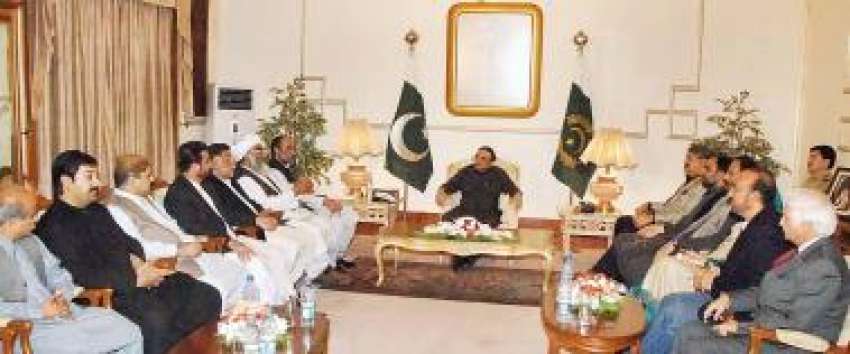 اسلام آباد،وزیراعلی بلوچستان نواب اسلم رئیسانی کی قیادت ..