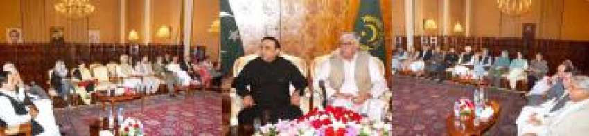 اسلام آباد،صدر آصف زرداری اے این پی کے ارکان اسمبلی سے ملاقات ..