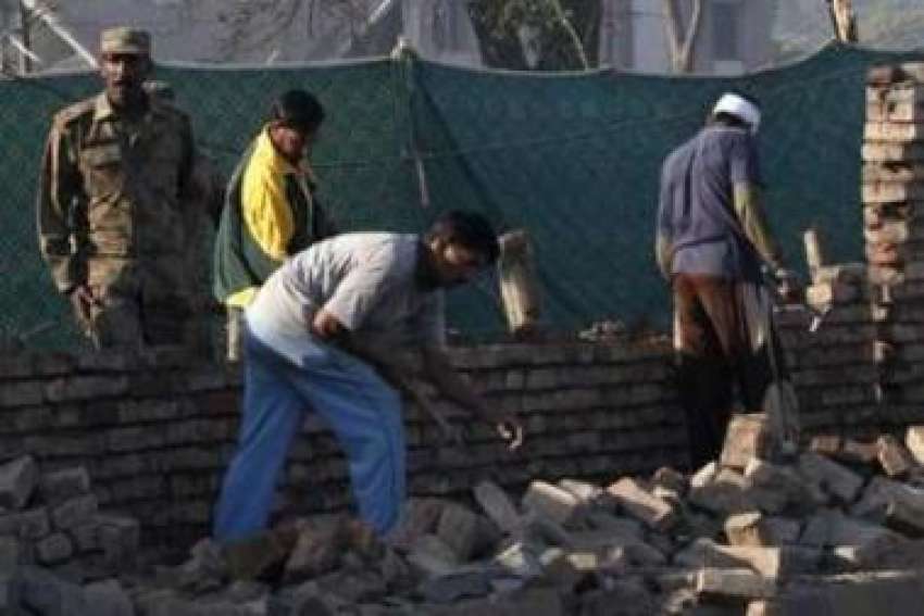 پشاور،امدادی اہلکار آئی ایس آئی کی بلڈنگ پر کل ہونیوالے ..