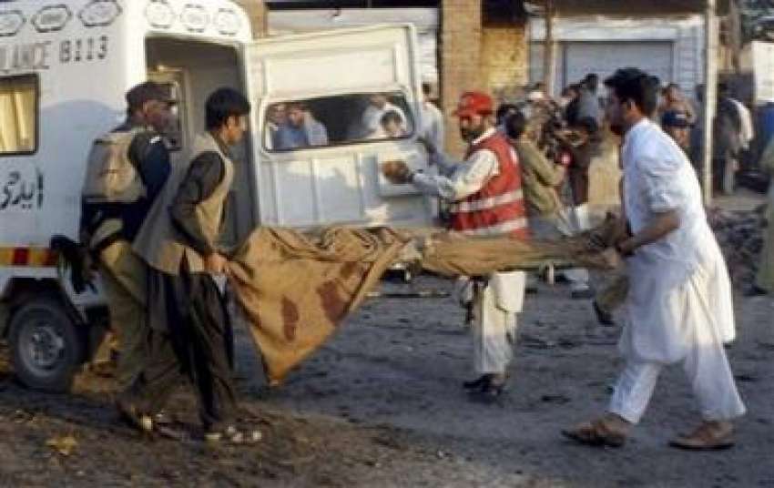 پشاور،پشت خرہ کے قریب پولیس چیک پوسٹ پر ہونیوالے خودکش حملے ..