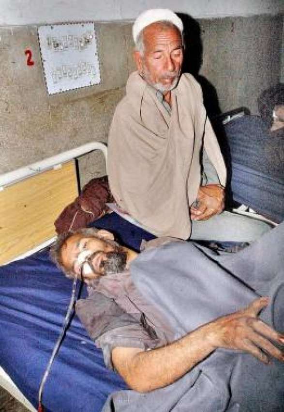 پشاور، بڈھ بیر بم دھماکے میں زخمی ہونیوالا شخص ہسپتال میں ..
