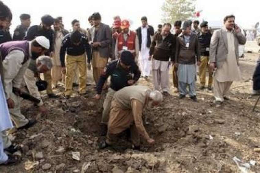 پشاور، ریگی قبرستان کے علاقے میں پولیس چیک پوسٹ کے قریب ..