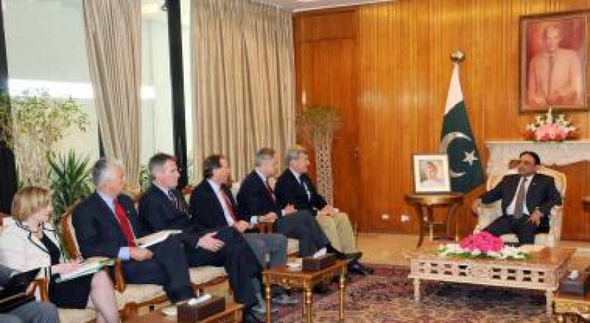 اسلام‌آباد،امریکی کانگریس کا وفد صدر آصف زرداری سے ملاقات ..