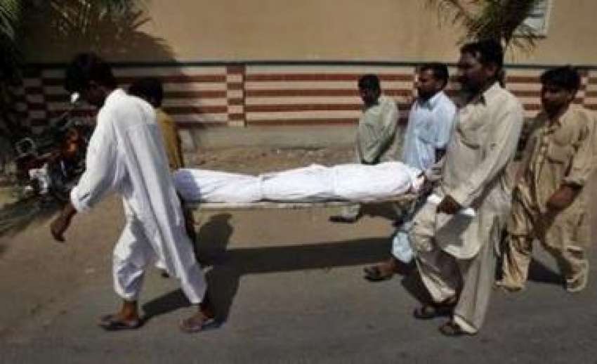 کراچی،نامعلوم افراد کی فائرنگ سے ہلاک ہونیوالے ایک شخص ..