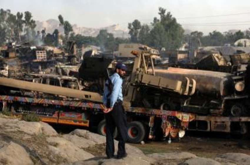 اسلام آباد،ایک پولیس اہلکار نامعلوم افراد کے حملے میں تباہ ..