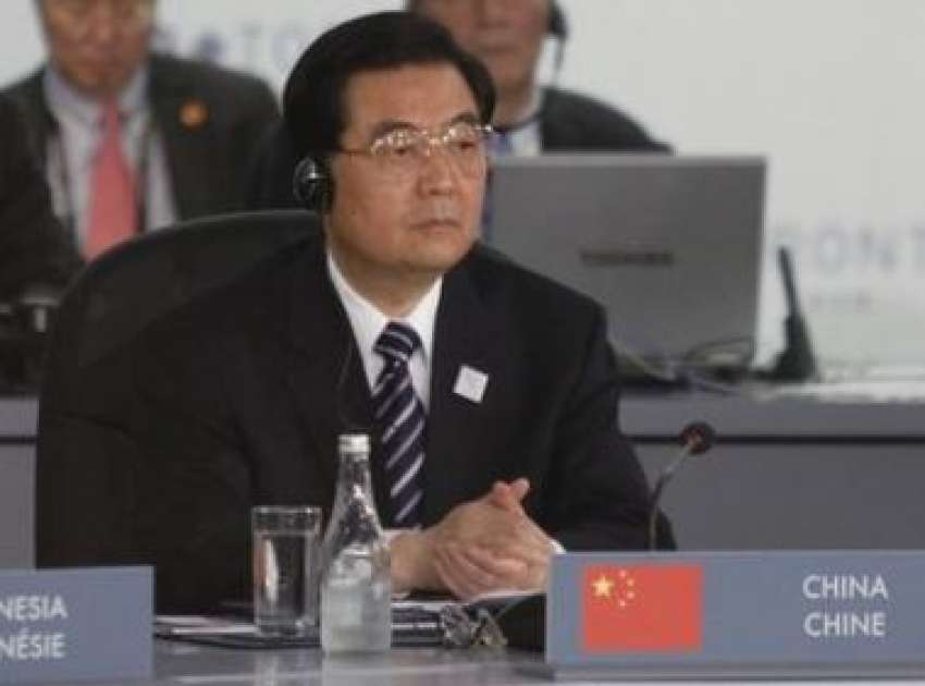 ٹورنٹو،چینی صدر ہوجن تائو جی20ممالک اجلاس کی کارروائی سن ..