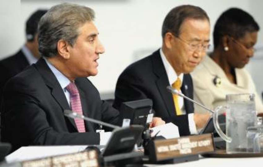 نیو یارک، وزیرخارجہ شاہ محمود قریشی اقوام متحدہ کے جنرل ..