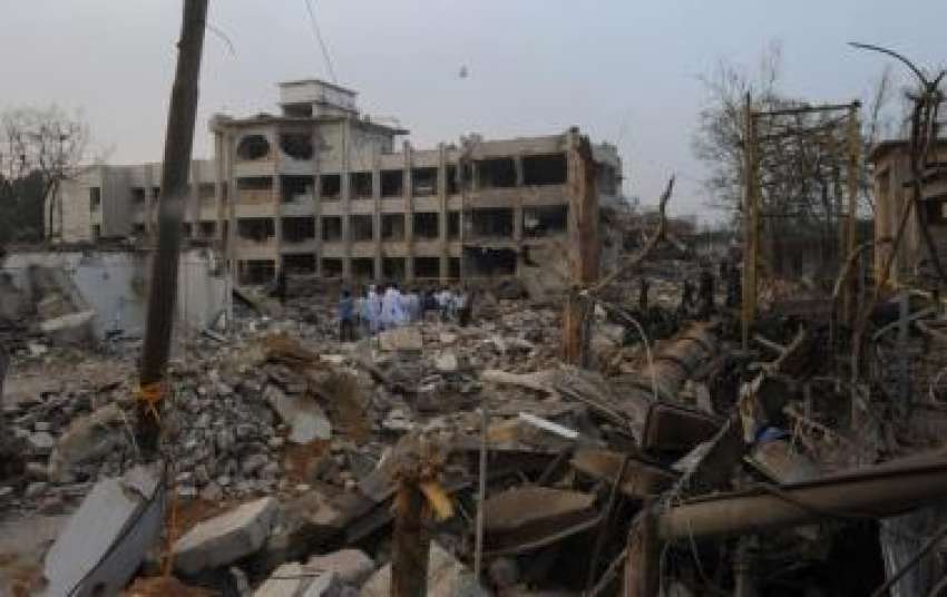 کراچی،خودکش ٹرک بم دھماکے میں متاثرہ ہونیوالی سی آئی ڈی ..