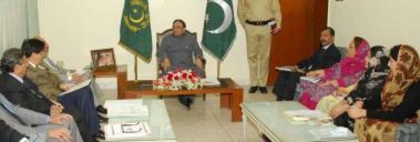 اسلام‌ آباد، صدر آصف علی زرداری سے اراکین سندھ اسمبلی ملاقات ..