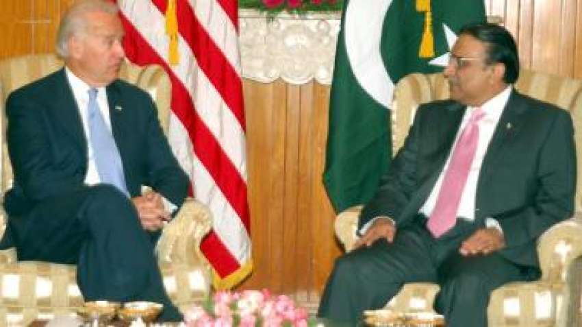 اسلام آباد، صدر آصف علی زرداری سے امریکی نائب صدر جوزف بائیڈن ..