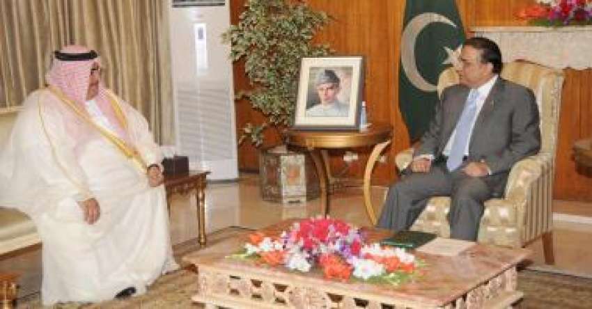 اسلام آباد، صدر مملکت آصف علی زرداری سے بحرین کے وزیر خارجہ ..