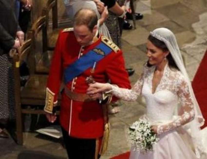 لندن، برطانوی شہزادے شہزادہ ولیم کیتھرین مڈلٹن سے شادی ..