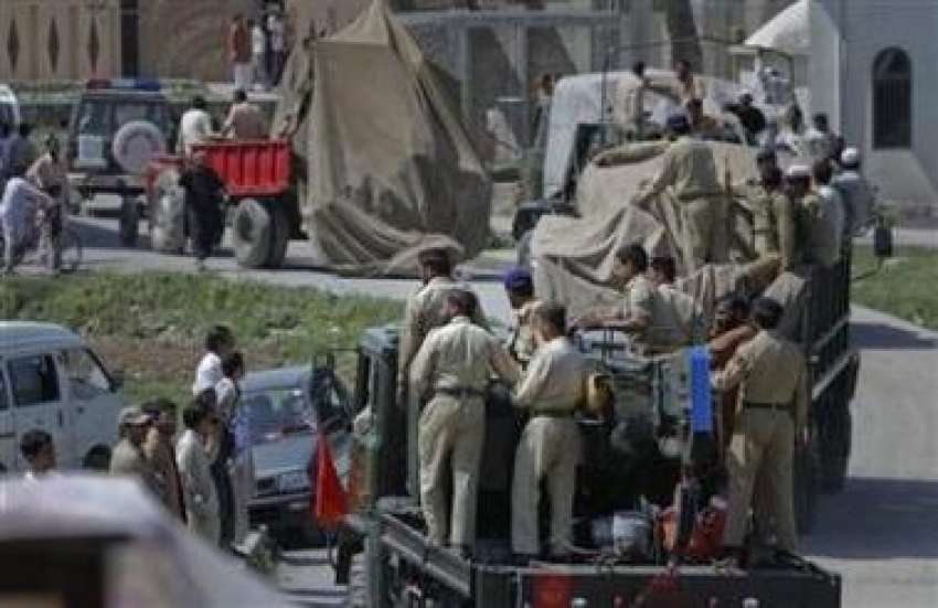 ایبٹ آباد،پاک فوج کے جوان اُسامہ بن لادن کے ہلاک کئے جانے ..