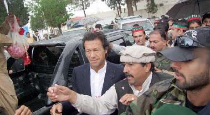 کوئٹہ، پاکستان تحریک انصاف کے چئیرمین عمران خان کوئٹہ پہنچنے ..