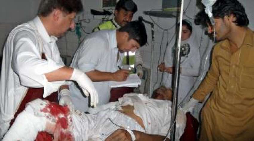 پشاور، گلبہار میں ہونیوالے ریموٹ کنٹرول بم دھماکے سے زخمی ..