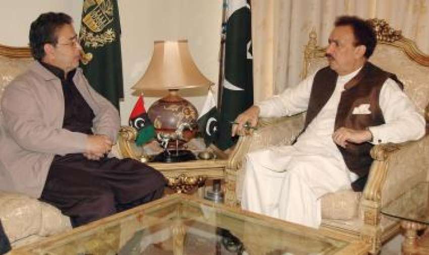 اسلام آباد: وزیر اعلیٰ گلگت بلتستان سید مہدی شاہ وزیر داخلہ ..